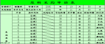 excel企业原料采购登记表模板