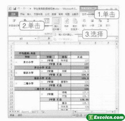 Excel 2010中的切片器功能