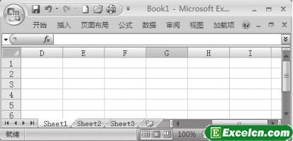 隐藏和显示Excel2007功能区