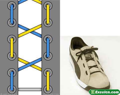 鞋带的24种系法图解