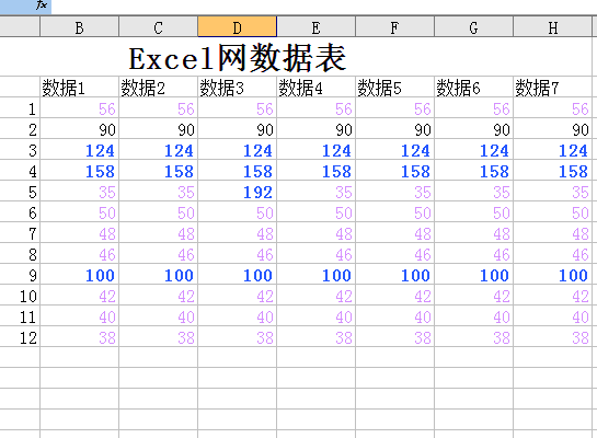 Excel条件格式结果显示