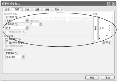 Excel2007单元格格式