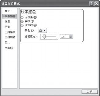 设置Excel2007文本框形状效果