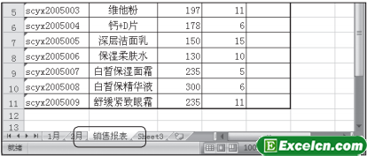 复制Excel工作表