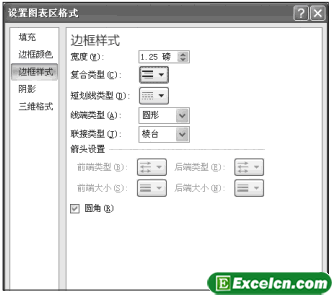 设置Excel图表样式