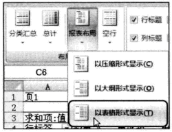 Excel以表格形式显示