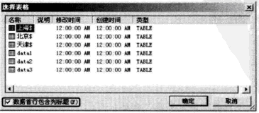 Excel中选择表格