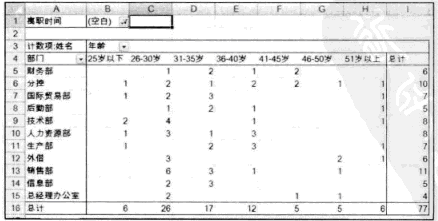 Excel数据透视表
