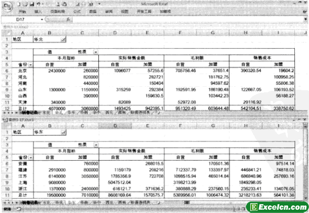 快速制作Excel明细数据表