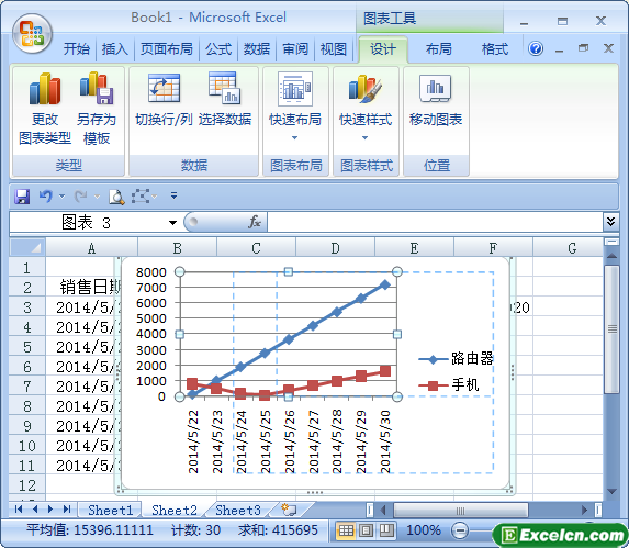 移动excel图表绘图区的位置