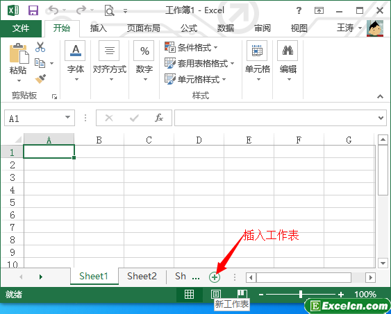 excel2013中编辑工作表的方法