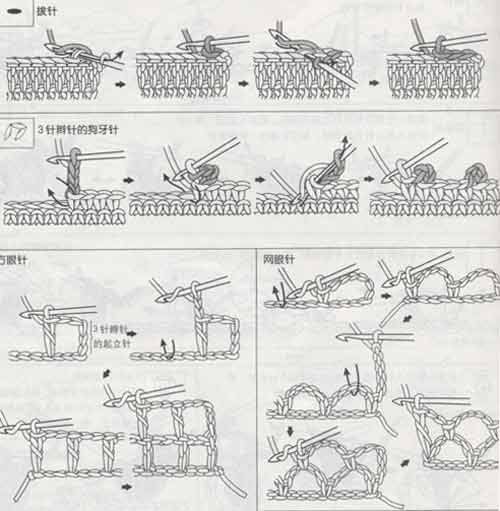 钩针花样图解