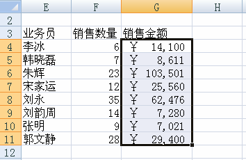 在excel中输入钱的符号