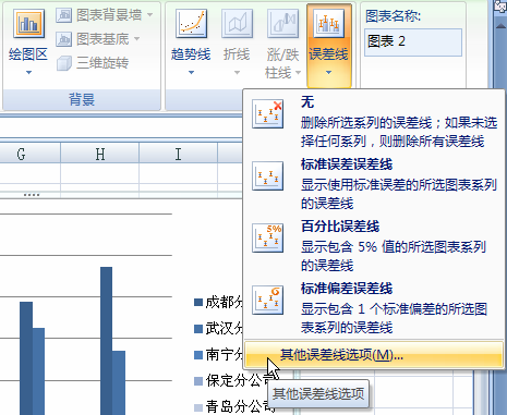 给excel图表添加误差线