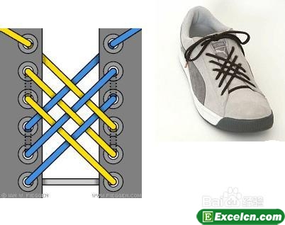 绑鞋带的方法图解