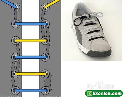 绑鞋带的方法图解