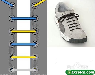 绑鞋带的方法图解