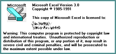 Excel 3.0