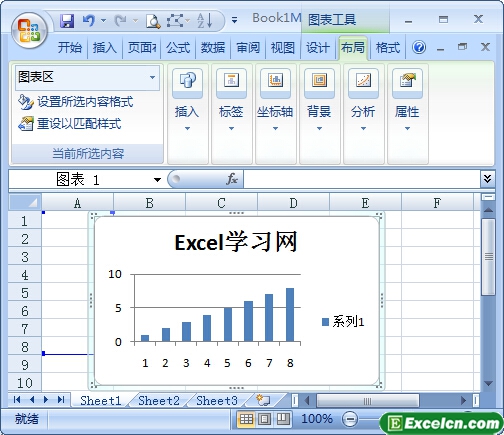 excel图表标题的设置方法