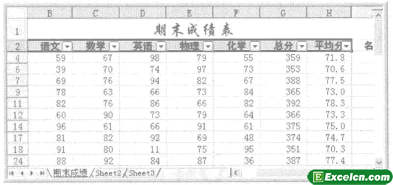 使用excel的自定义筛选功能