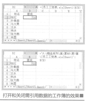 引用其他excel工作表的单元格方法