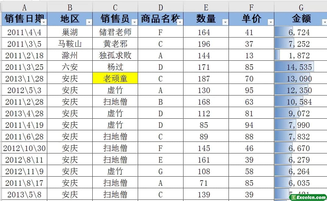 excel中的定位法进阶使用