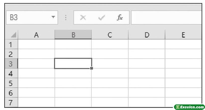 excel2016编辑栏的使用方法